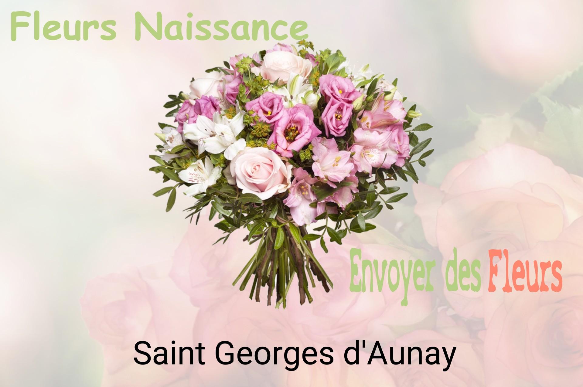 Bouquet de fleurs de naissance livré à Saint-Georges-d'Aunay