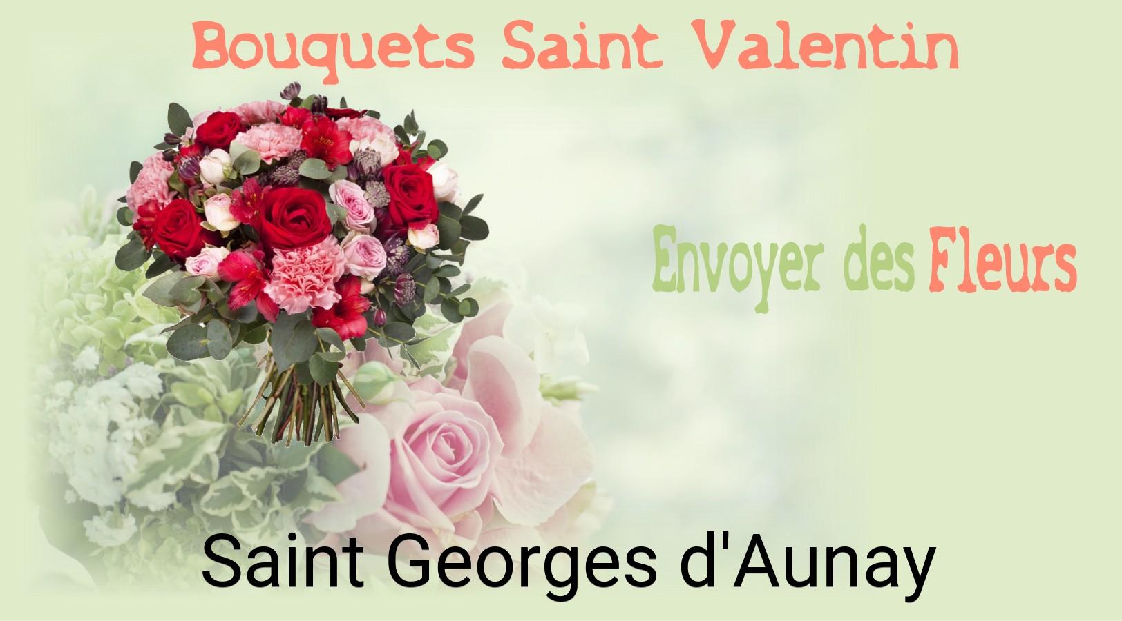 Roses de Saint-Valentin livrées à Saint-Georges-d'Aunay